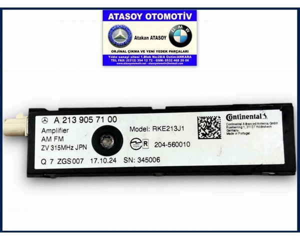 MERCEDES W213 ANTEN 2139057100 , 2139057000 , 2139056900 , 2139056800 , 2139056600 , 2139056500 , 2139056200 , 2139052310 A2139057100 A2139057000 A2139056900 A2139056800 A2139056600 A2139056500 A2139056200 A2139052310